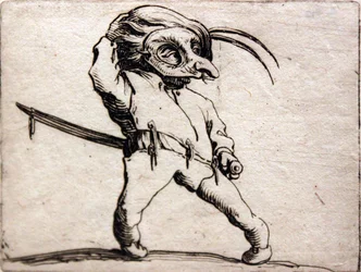 Várias figuras corcundas